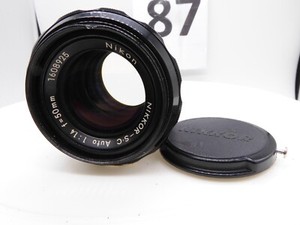 Nikkor SC Auto 50mm f1.4 PRE AI Manual Focus lens Near Mint stunning condition