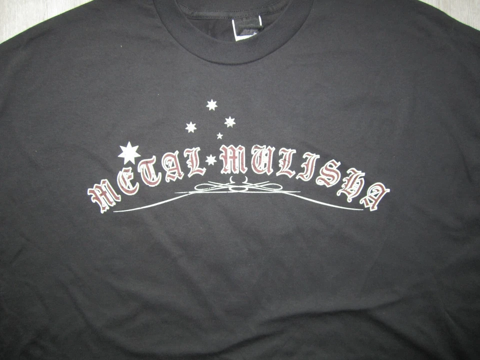 NUEVA CAMISETA MULISHA METAL ANTIGUO STOCK ADULTO XXL 2XL OG FMX FREESTYLE NEGRA Foto 2 de 4