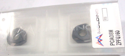 2 MOLDINO Wendeplatten zum Fräsen ZPFG 160 PCA08M R8  Neu D2122
