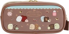 San-X Sumikko Gurashi Front Pocket Pen Pouch Cafe Sumiko Chocolate Fair New