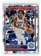2023-24 NBA Hoops Premium Stock - Ice Prizm #50 Terquavion Smith (RC)