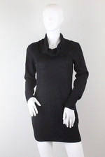 Women's Sweater Mini Dress Size Small AGB Color Black NWT
