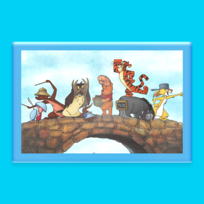 Disney Winnie Puuh Kunststoff Bilderrahmen Magnet - WEITERE DESIGNS IN MEINEM SHOP!