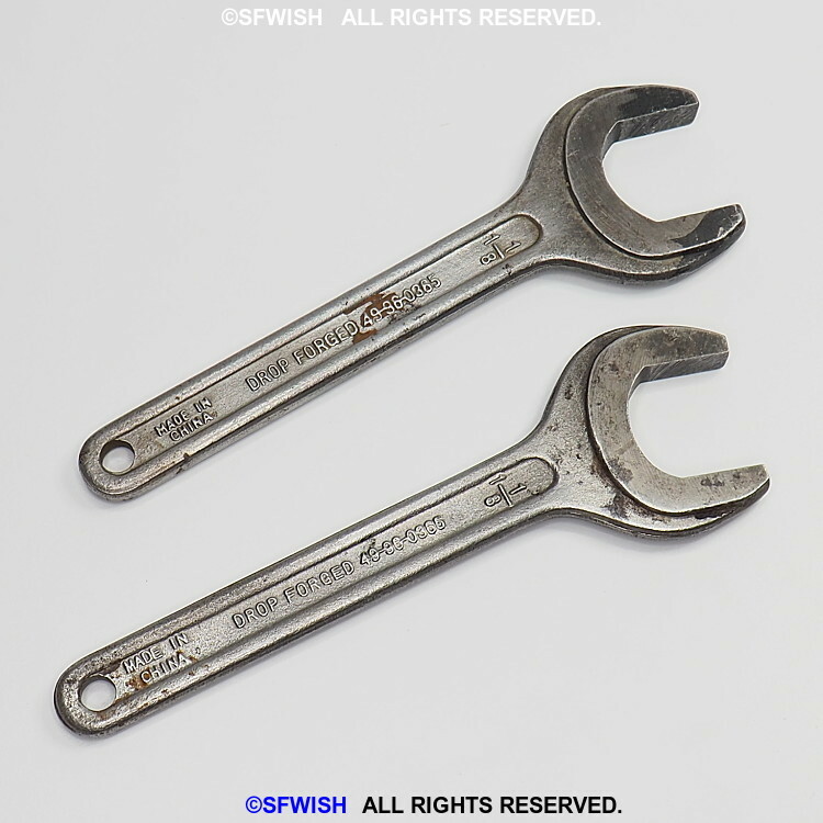 Two(2) Vintage Milwaukee Electric Tool 1-1/8" Open End Wrenches