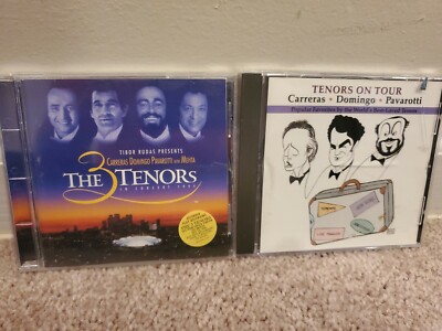 Lot of 2 Three Tenors CDs: Tenors on Tour, In Concert 1994
