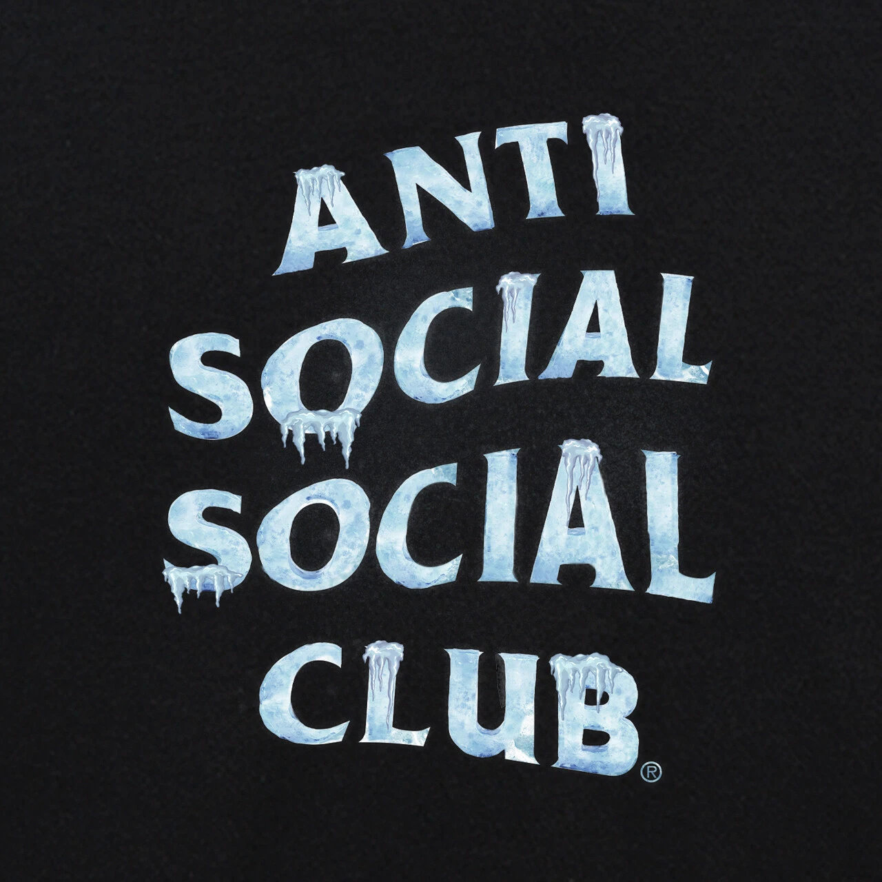 A BATHING APE (BAPE) Felpa con cappuccio nera DS Anti Social Club ASSC logo blu felpe fredde a mano BAPE