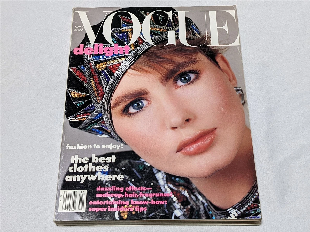 US Vogue Magazine November 1984 - Alexa Singer - Lori Singer - RARE! | eBay
