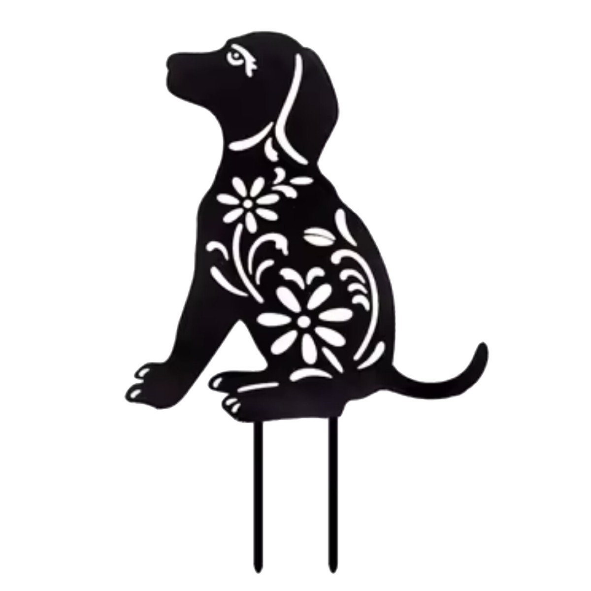 Drip Depot Dog Garden Decor Ground Stake