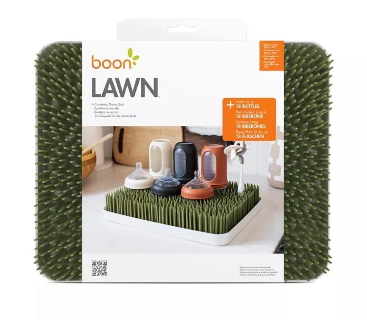 Boon Lawn Baby Bottle Drying Rack - Sage Green New !!
