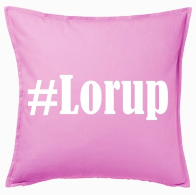 #Lorup Kissenbezug Pink Ich Liebe Lorup 138883