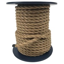 8mm Synthetic Manila Rope On A Reel, Decking Garden Boating Crafts - Select Leng