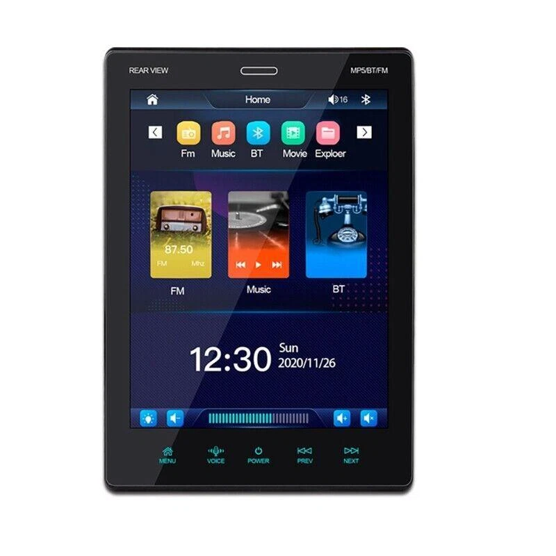 Reproductor de MP5 para automóvil con pantalla IPS de 9,5" radio estéreo Bluetooth pantalla táctil enlace espejo   Foto 2 de 4