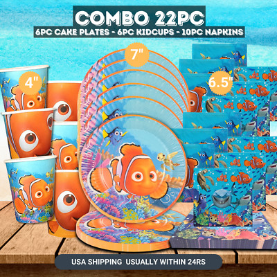 FINDING NEMO Tableware party supplies decoration balloons birthday centerpiece