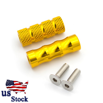 US Motorcycle Small Rearset Footrest Foot Pegs Pedals US For Yamaha R1 R3 R6 R15