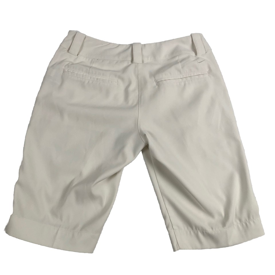 NIKE Golf Fit Dry Women’s Shorts Size 2 Ivory Some Staining eBay