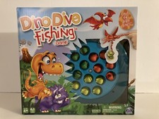 Dino Dive Fishing Board Game For Kids and Families Ages 4 