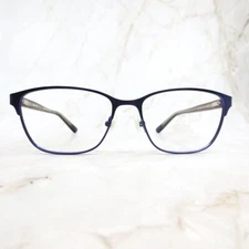 Gant Eyeglasses Frame GA4038-082 Women's Purple Metal Half Rim Cat Eye 54-16-135