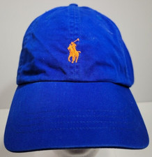 Polo Ralph Lauren Hat Cap Blue Strap Back Pony Logo