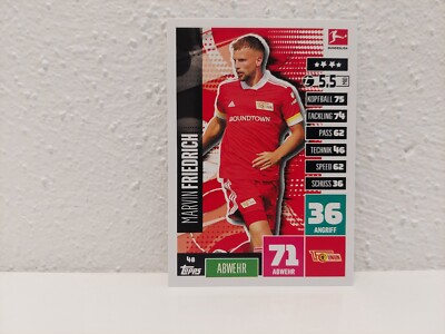 Topps Match Attax Bundesliga 20/21 Marvin Friedrich 48 UNION BERLIN