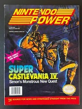 Nintendo Power Magazine - Jan 1991 Issue 32 w/ Super Castlevania IV pre-owned