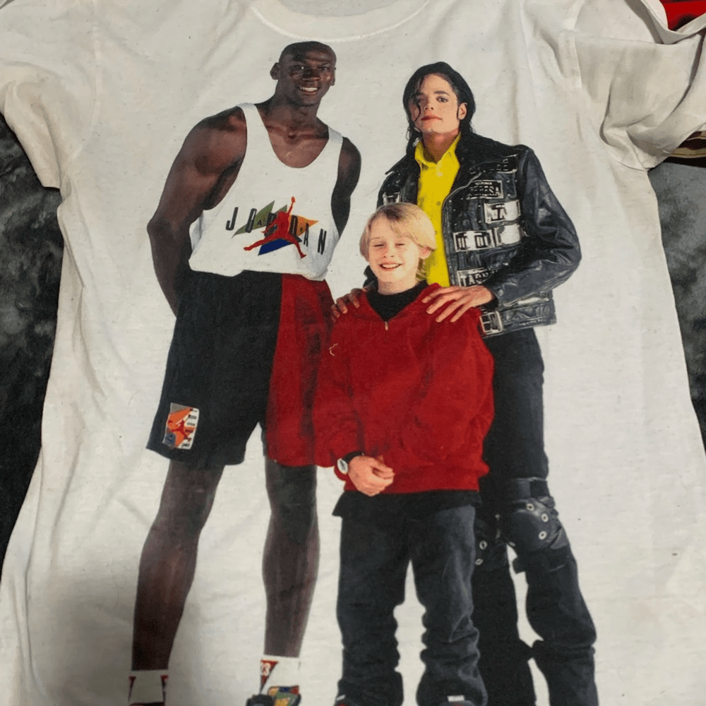 vintage Nike 90s Jordan Its gotta be the shoes Michael Jackson 