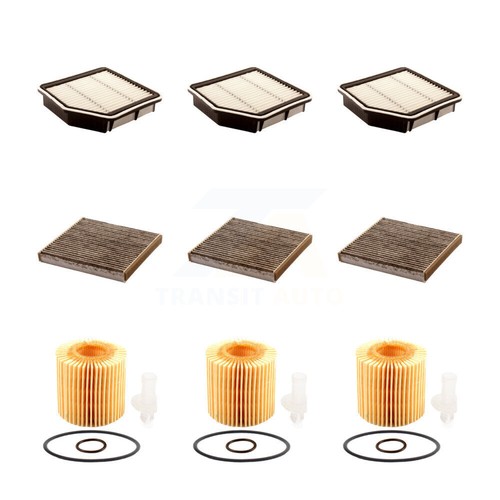 For Lexus IS250 2.6" Height Air Cabin Engine Cartridge Oil Filters (9 Total) Kit eBay