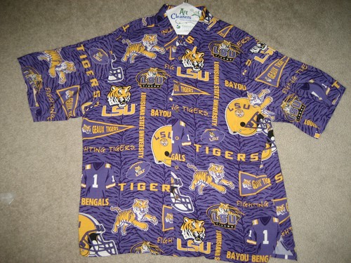 LSU TIGERS HAWAIIAN SHIRT CLASSIC 