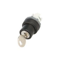 1SFA611280R1003 switch: rotary switch with key 22mm rod.Pos: 2 black AB