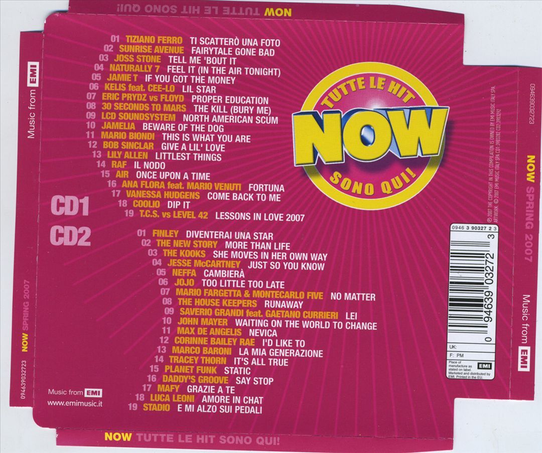 VARIOUS ARTISTS NOW: SPRING 2007 NEW CD 94639032723 | eBay VARIOUS ARTISTS NOW: SPRING 2007 NEW CD 94639032723 | eBay