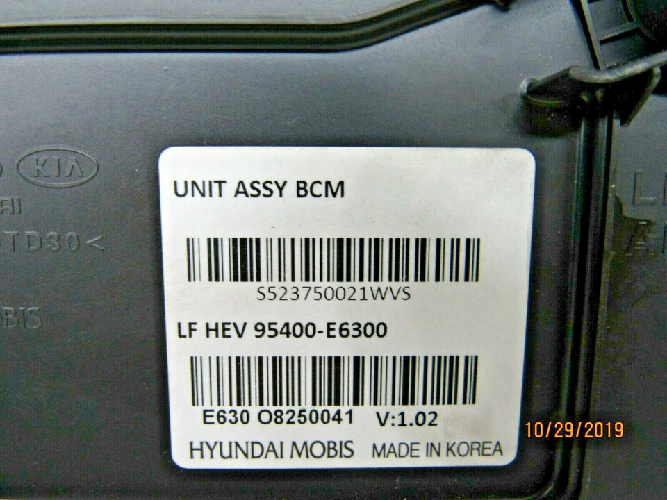 2016 HYUNDAI SONATA 身体机箱控制中心模块 95400-E6300 — 第 2/4 张图片