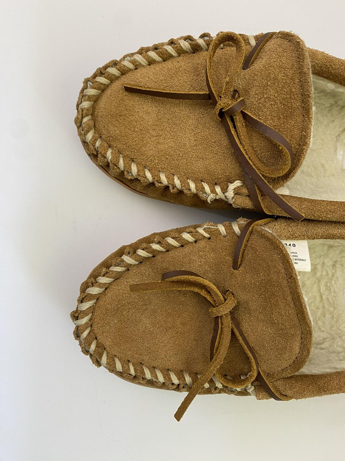 SAOLA Mocassini Minnetonka per ragazze pantofole foderate in pile suola rigida accogliente taglia 3