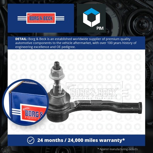 Tie / Track Rod End fits OPEL ASTRA K 1.0 Left Outer 2015 on Joint B&B