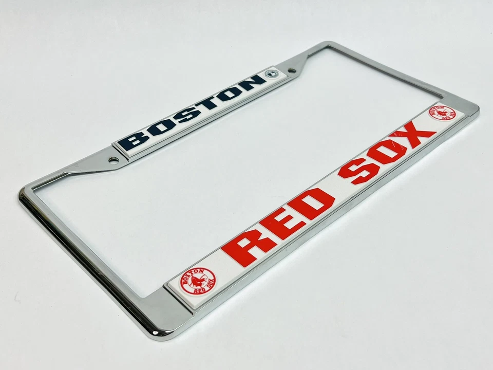 Boston Red Sox Metal License Plate Frame MLB Baseball - Image 4 of 4