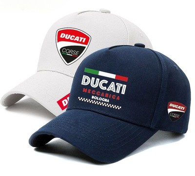 MotoGp Racing Ducati logo hat fashion Hatte duck tongue baseball cap colorfast