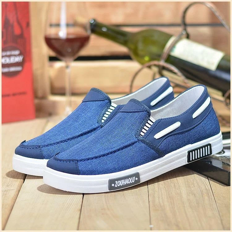 Zapatos De Lona Vaquera Casual Para HombrE Zapatillas C modos Mocasines De ModA