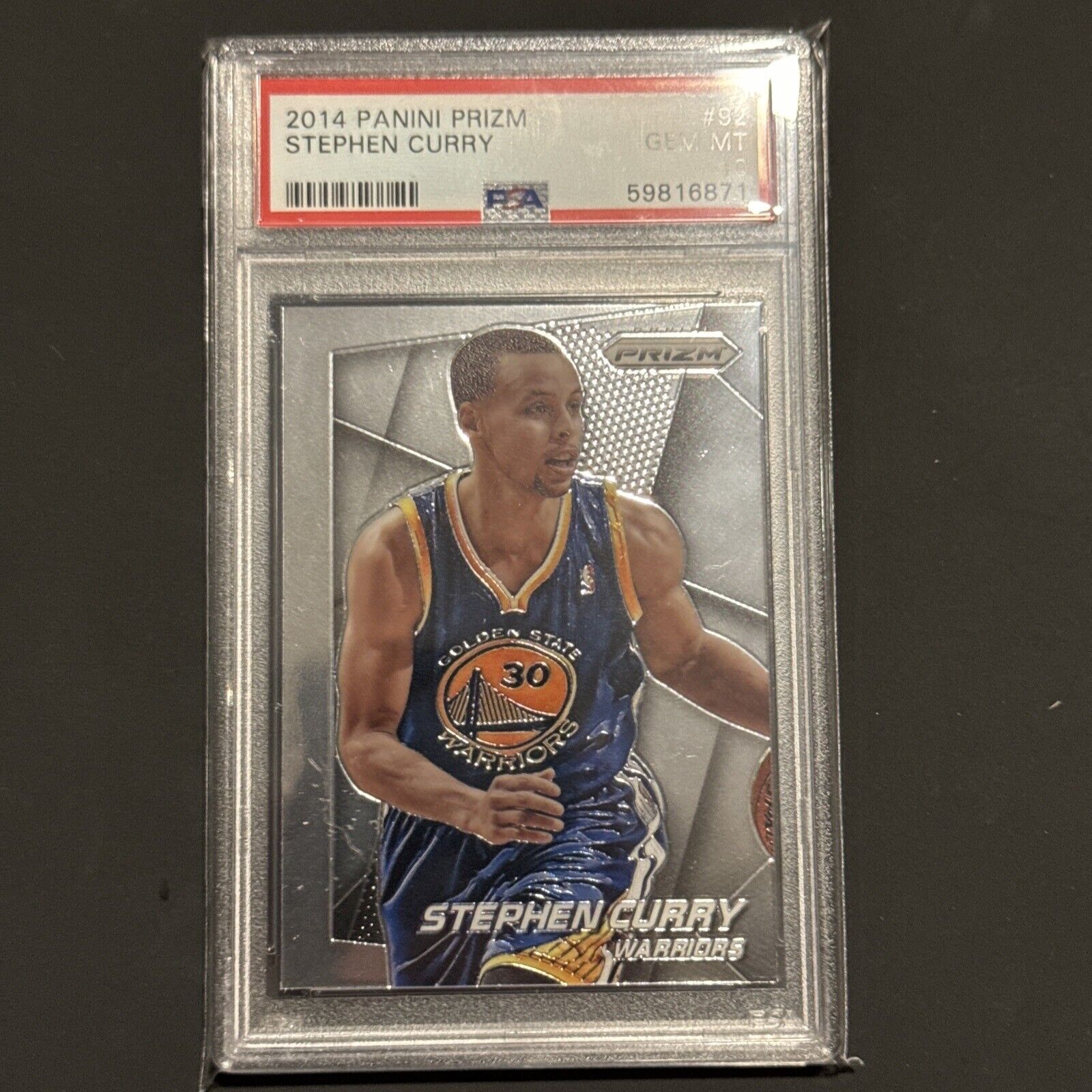 2014 Prizm Stephen Curry #92 PSA 10 GEM MINT RARE Low Pop Warriors MVP HOF