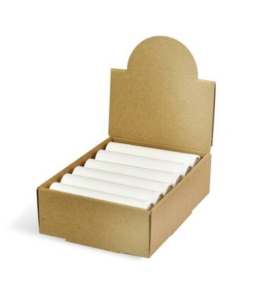 Eco Kraft Lipbalm Tube Display Box Lot 10 DIY Craft Market Seller Holds 10 Tubes