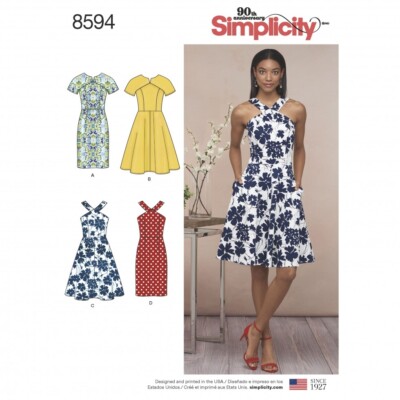 Simplicity Schnittmuster 8594 Damen R5 (14-16-18-20-22)