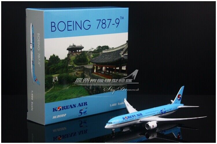 1:400 Phoenix KOREAN AIR BOEING 787-9 Passenger Airplane