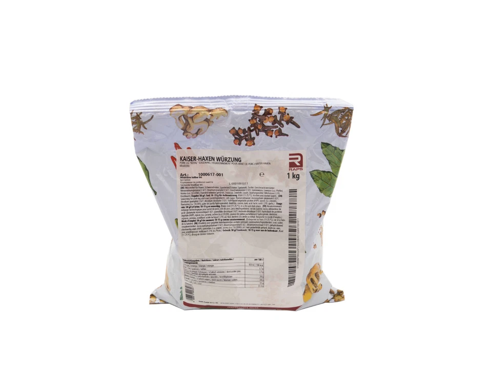 1 kg Raps Kaiser-Haxen Würzung, Haxen Gewürz