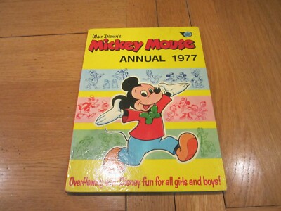 WALT DISNEY'S MICKEY MOUSE Annual - Date 1977 - Fleetway Book