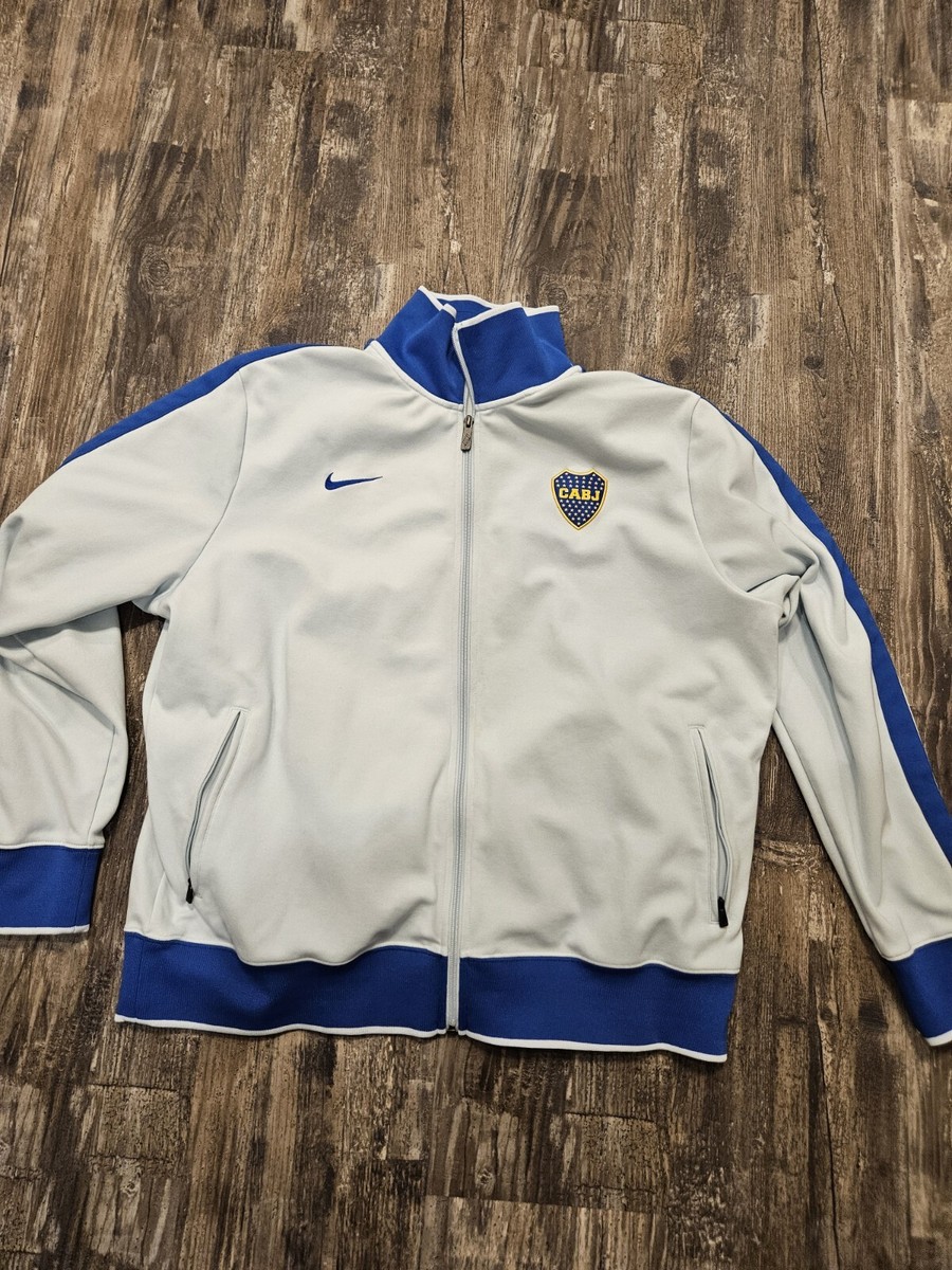 値下げ！！！Nike Boca Juniors フルジップジャケット Vintage Nike Boca Juniors Football Jacket Soccer Track Top