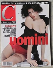 LAETITIA CASTA magazine CLASS 2002 italy