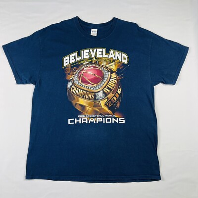 Cleveland Cavaliers T-Shirt Mens XL Championship Ring