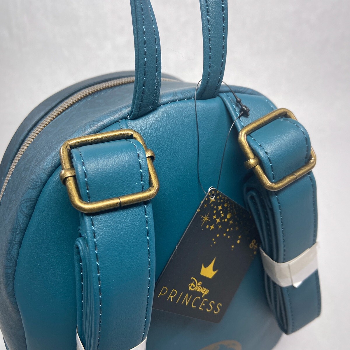 Loungefly Storybook Brave Mini Backpack — Teal with Gold Accents NWT New Release! Disney Pixar Brave Merida Mini Backpack by  main image 4