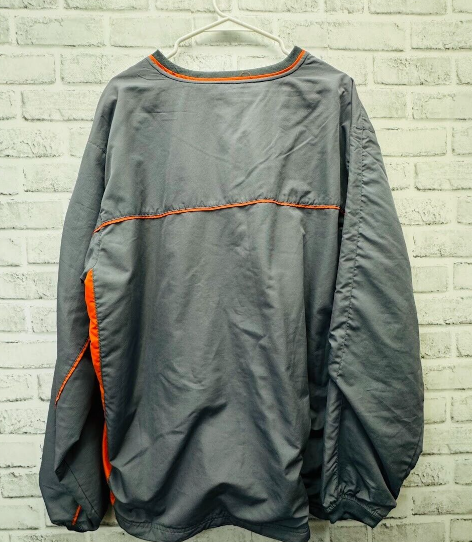 Starter Baseball V-Neck Pullover Warm Up Top Blue Size Large | eBay