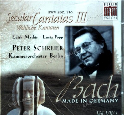 Schreier,P. - Secular Cantatas BWV 202 / 210 .