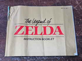 The Legend of Zelda: Complete Tested CIB Gold Cart Manual  (Nintendo, NES, 1987 