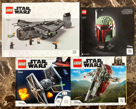 Lego Star Wars Manual Only Lot 12 Instruction Books 75053 75183 75312 9516 9496