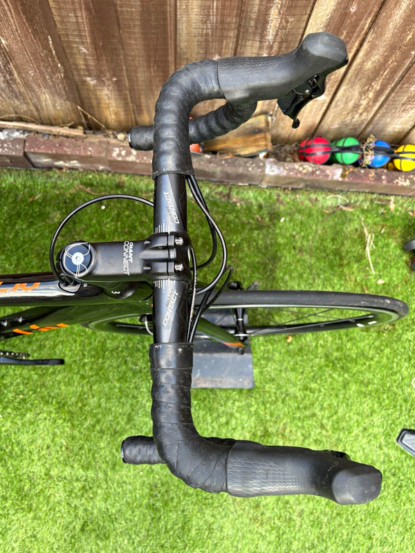 Giant Envie Liv S Road Bike 700C Black/Orange Drop Bar Mechanical Rim Brake